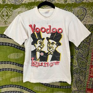 Rare Vintage 1994 Rolling Stones Voodoo Lounge World Tour T-Shirt Size Small
